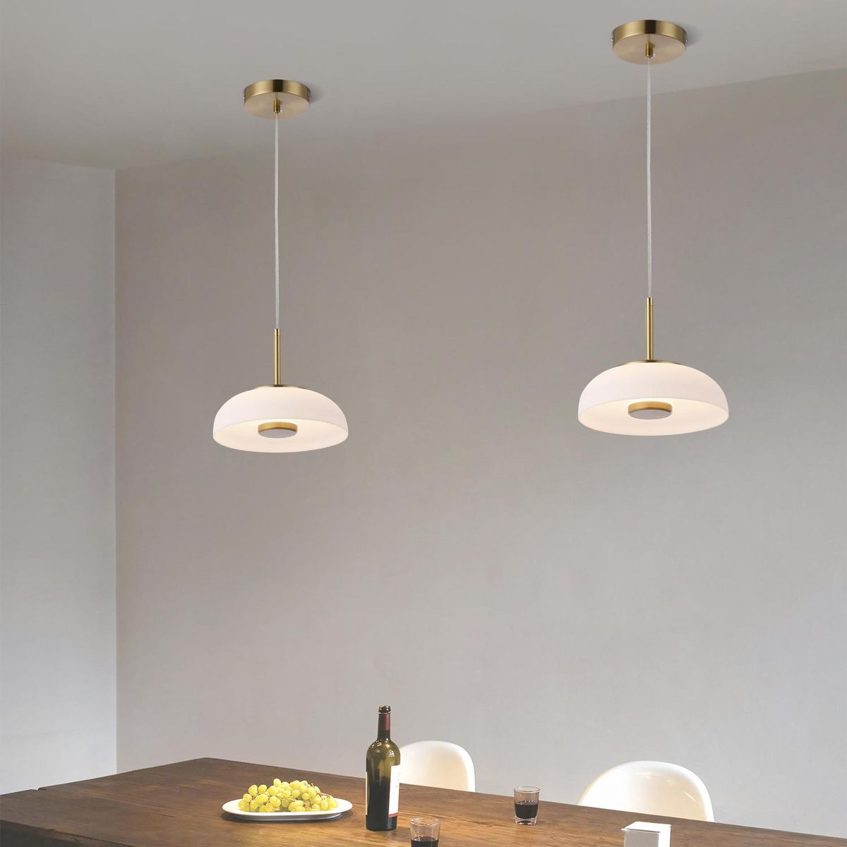 Pendente Led Sintra Lc Dourado Just Home Collection, marca Just Home Collection - Foto 2