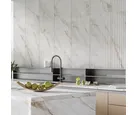 Revestimento Retificado Acetinado Canel Marmo Perla Branco Interno/externo 45x90cm  Caixa 2,00 M² Biancogres