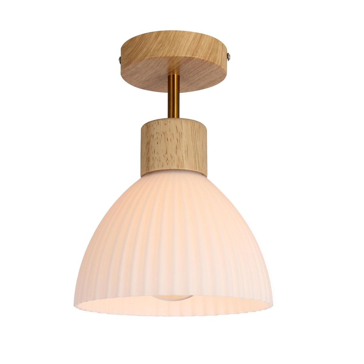 Pendente Elva 1l E27 Natural/branco Non-branded, marca Non-branded - Foto Principal