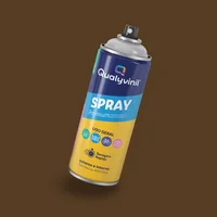 Spray Marrom Brilhante 400ml Qualyvinil