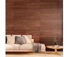 Revestimento Retificado Acetinado Flut Carua Rosso Marrom Interno/externo 45x90cm Caixa 2,00 M² Biancogres