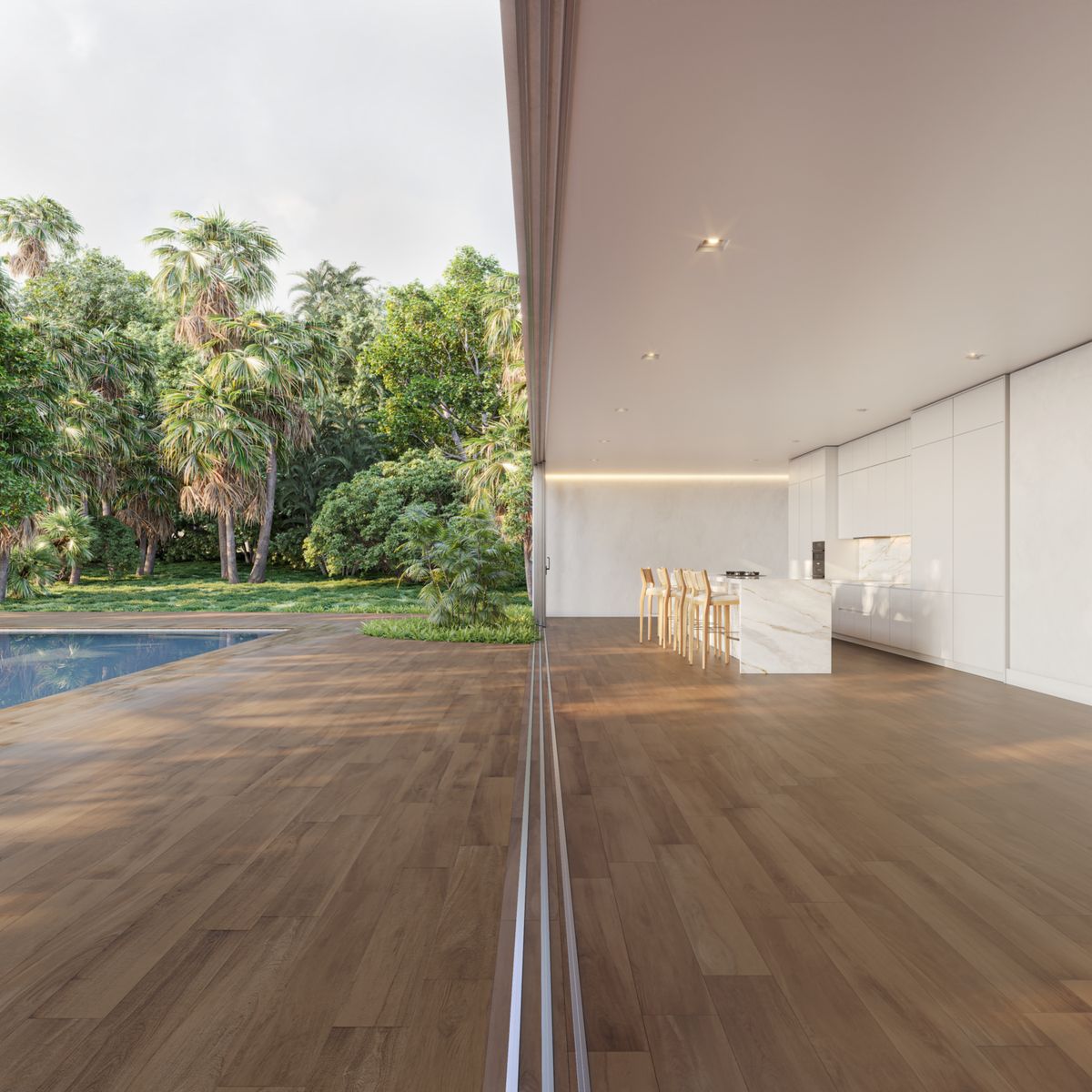 Porcelanato Retificado Externo Carvalho Castano Marrom 20x120cm Caixa 1,70 M² Biancogres, marca Biancogres - Foto 2