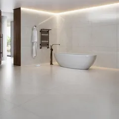 Porcelanato Retificado Polido Pulpis Bianco Lux Marfim 80x80cm Caixa 2,60 M² Biancogres