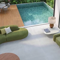 Porcelanato Retificado Acetinado Bienal Off White Branco Interno 100x100cm Caixa 2,00m² Eliane