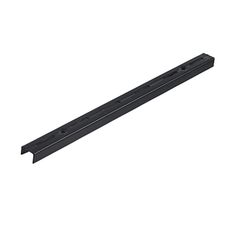 Trilho Simples Encaixe Preto 30cm Brasforma