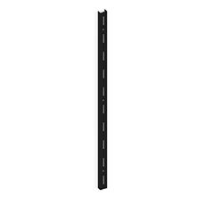 Trilho Simples Encaixe Preto 200cm Brasforma