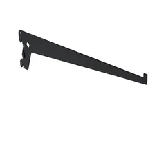 Suporte para Trilho Simples Encaixe 30cm Preto Brasforma