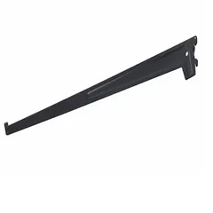 Suporte para Trilho Simples Encaixe 40cm Preto Brasforma