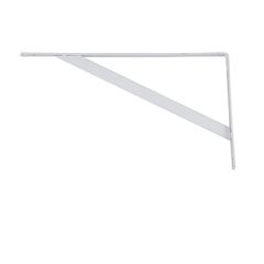 Mão Francesa Leve Branca 27cm até 50kg Brasforma