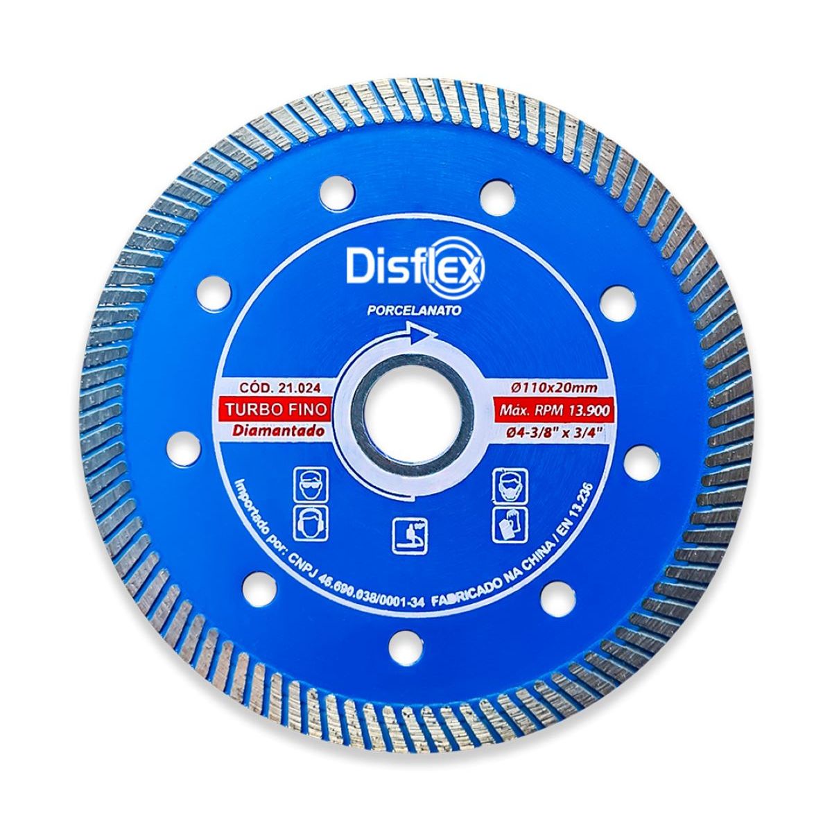 Disco Diamantado Porcelanato, marca Disflex - Foto Principal