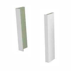 Jogo Guarnição Regulavel Poliester Branco 5 Cms Largura 1,5 Espessura Regulagem de 5 Cms