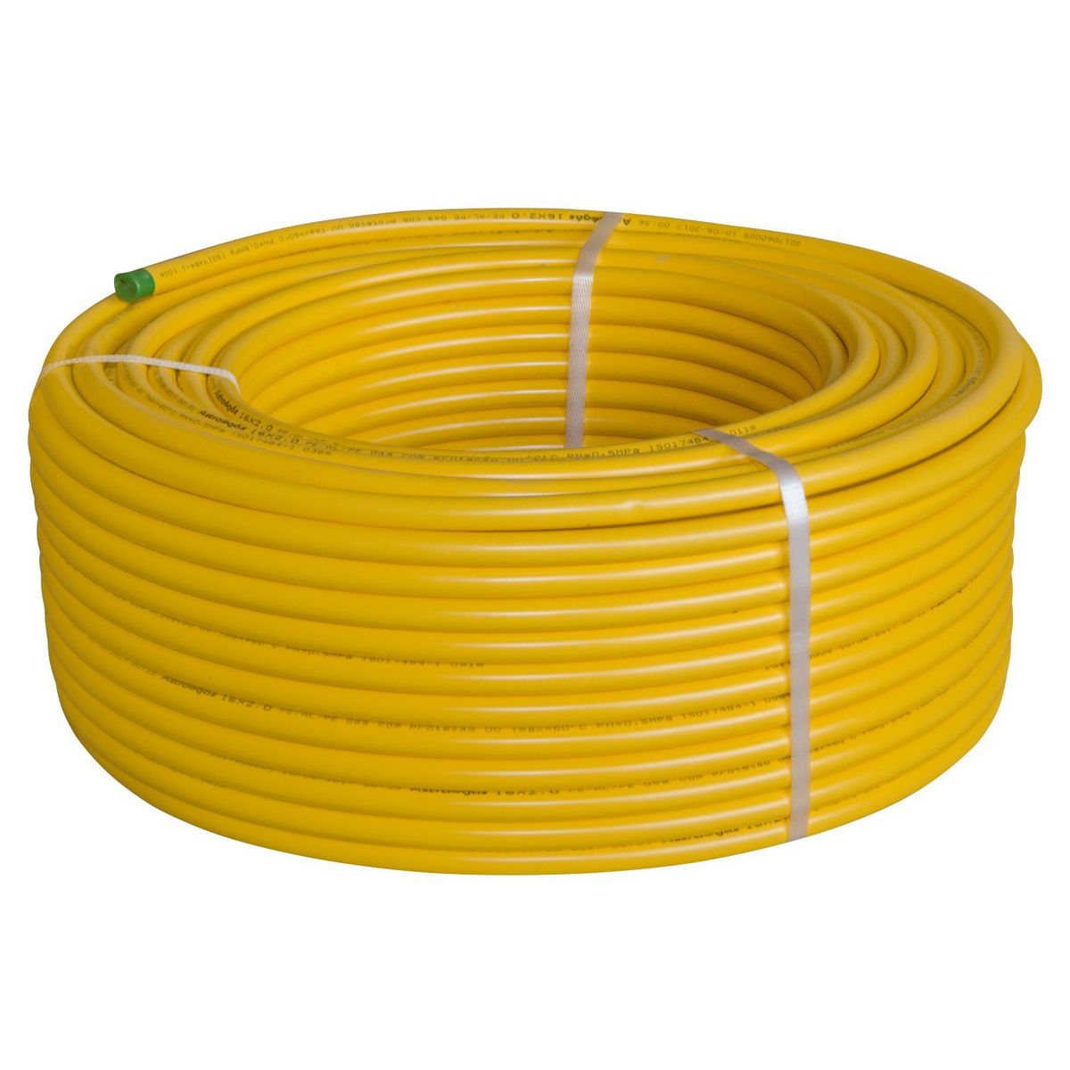 Tubo para Gás Multicamada Amarelo Uv 16mm, marca Astra - Foto Principal