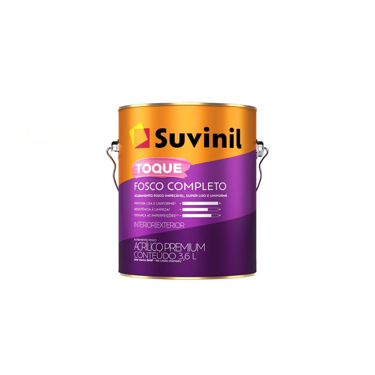 Suvinil Toque Fosco Completo 3,6l Areia Suvinil, marca Suvinil - Foto 2