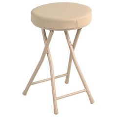 Banco Dobrável em Pu Bege Just Home Collection