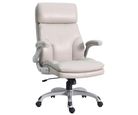Cadeira Executiva Branca Carter 69,5 Cm Just Home Collection