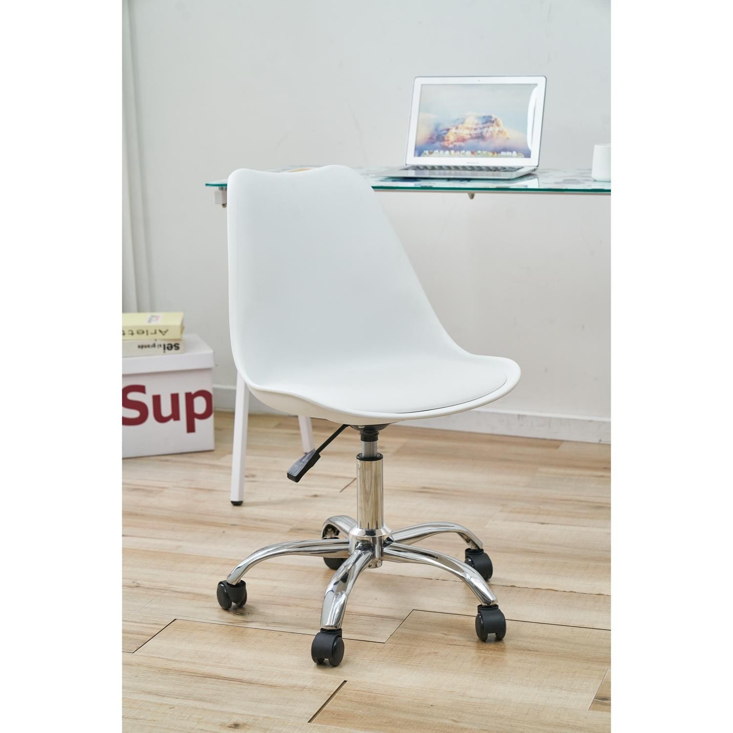 Cadeira Pc Zurich Branca Just Home Collection | Sodimac