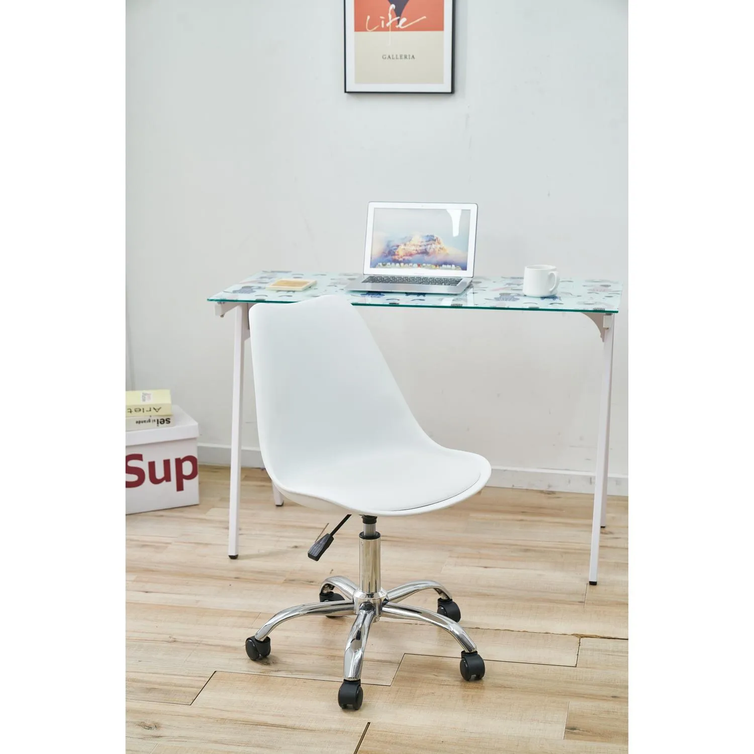 Cadeira Pc Zurich Branca Just Home Collection | Sodimac