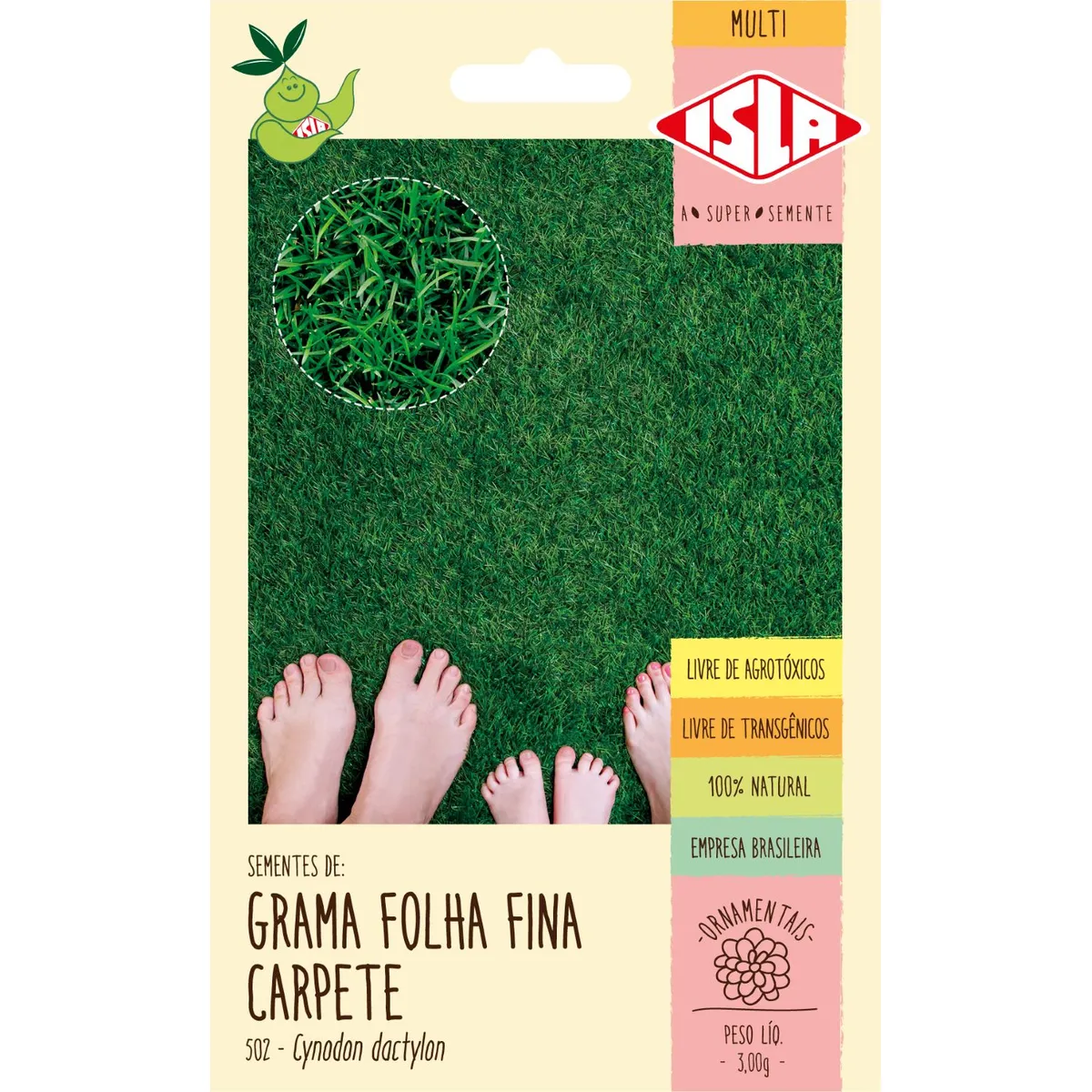 Grama Carpete Folha Fina Isla, marca  - Foto Principal