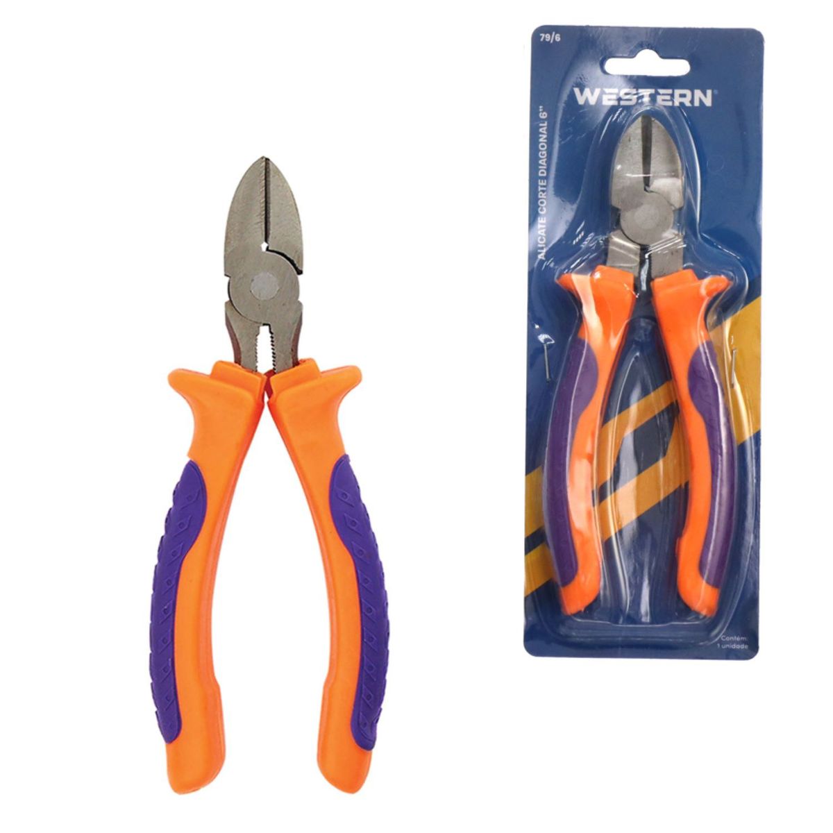 Alicate de Corte Diagonal Western 6", marca Western - Foto 2