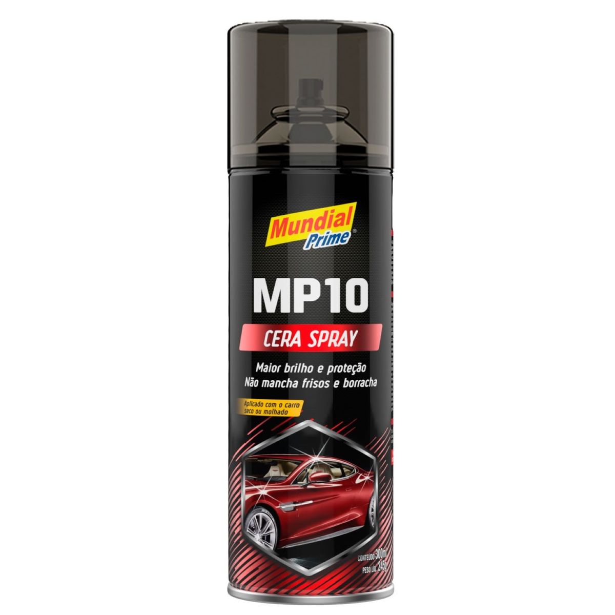 Cera Automotiva Spray Mp10 300ml Prime, marca Mundial Prime - Foto Principal