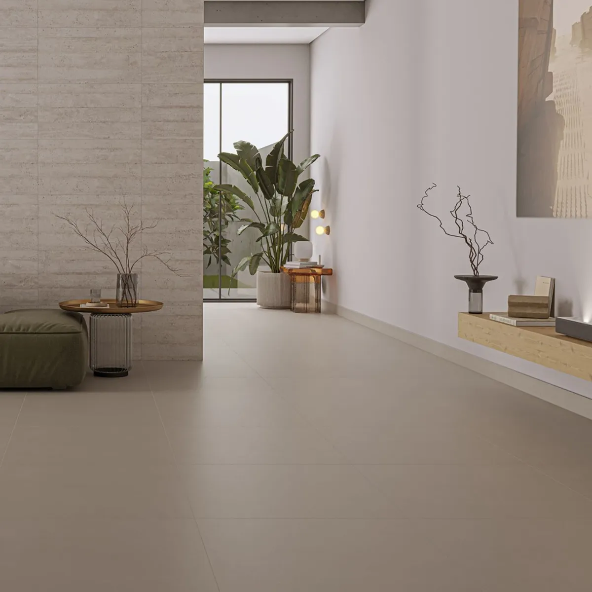 Piso Retificado Acetinado Santorini Gris Iac975022 Cinza Interno/externo 75x75cm Caixa 2,28 M² Incopisos, marca Incopisos - Foto 2