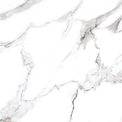 Piso Retificado Polido Calacata Imperial Ipr974006 Branco Interno/externo 74x74cm Caixa 2,22 Incopisos