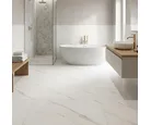 Porcelanato Retificado Acetinado Natural Ópera Covelano Branco Interno/externo 90x90cm Caixa 1,62m² Portinari