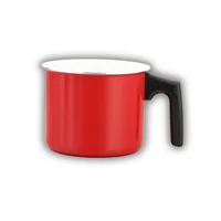 Leiteira Fervedor 12cm Ceramica Dubai Vermelho Fratelli