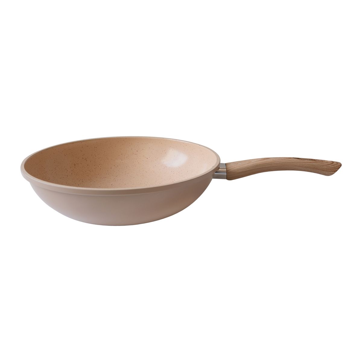Frigideira Wok 28cm Revestimento Ceramica Max Chefe Bege Fratelli, marca Fratelli - Foto Principal