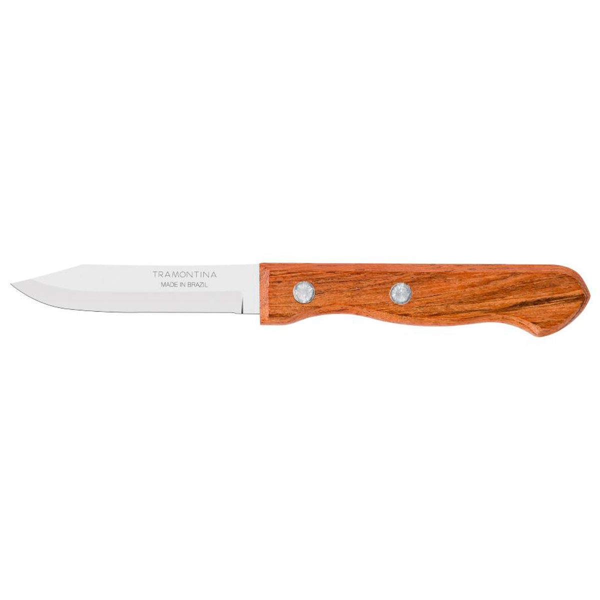 Faca para Legumes e Frutas 3" Aco Inox Cabo Madeira Dynamic Tramontina, marca Tramontina - Foto Principal