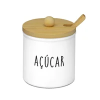 Acucareiro 300ml Vidro Hauskraft Branca
