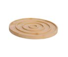 Petisqueira 22cm Bambu com Divisorias Natural