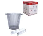 Balde Gelo 880ml Vidro Pequeno Graffiato