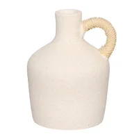 Vaso 11x14cm Mikon Redondo com Alca Branco