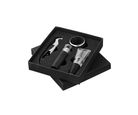 Kit para Vinho 4 Pecas Inox Preto