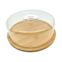 Porta Bolo 28cm Bambu Hauskraft Natural