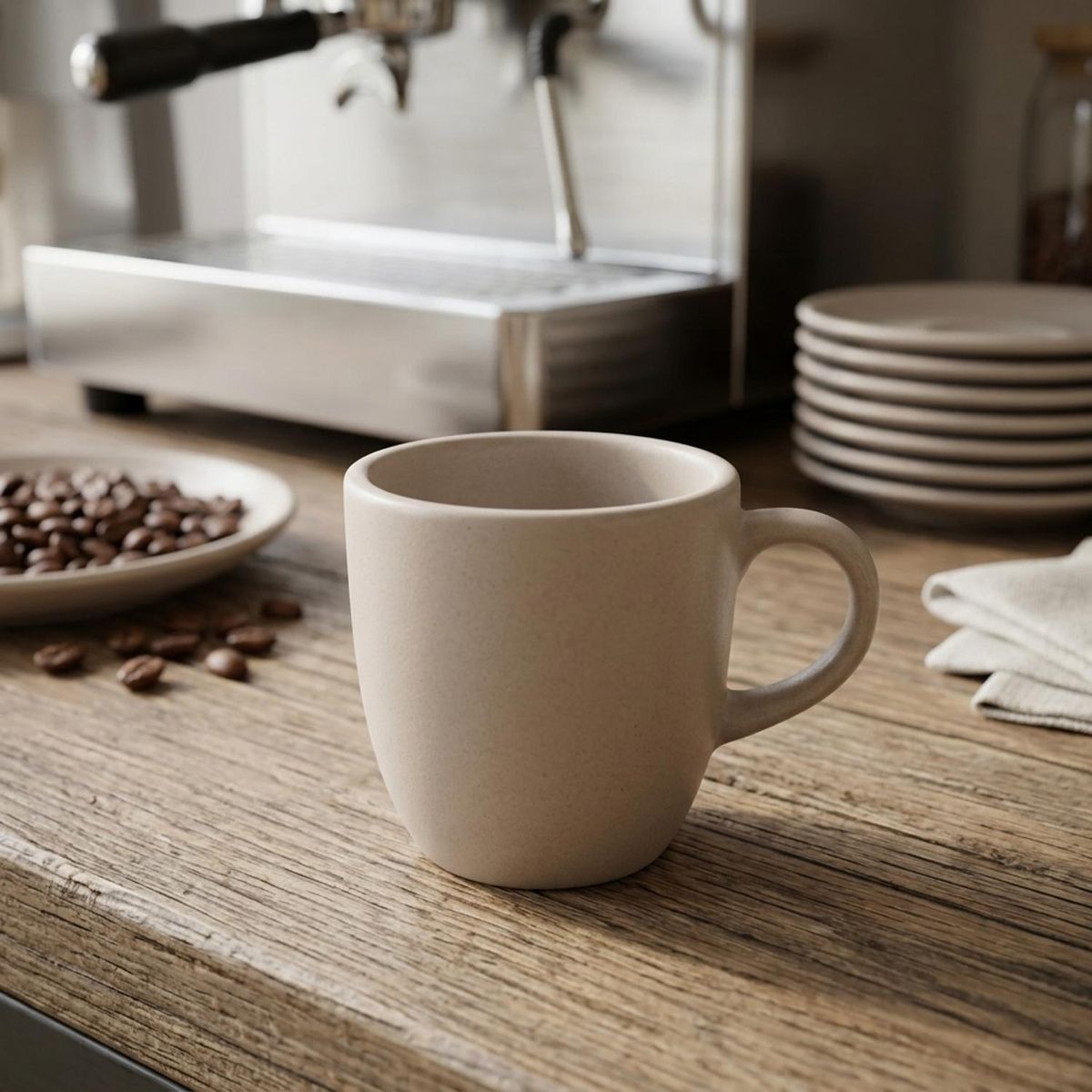 Xicara de Cafe 100ml Ceramica Medina Bege, marca Hauskraft - Foto 2