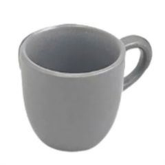 Xicara de Cafe 100ml Ceramica Medina Cinza