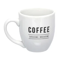 Caneca 300ml Porcelana Manhattan Branca