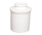 Manteigueira 10cm Porcelana Francesa Manhattan Branco