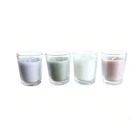 Conjunto de Velas de Vidro 6 Peças Sortido Just Home Collection