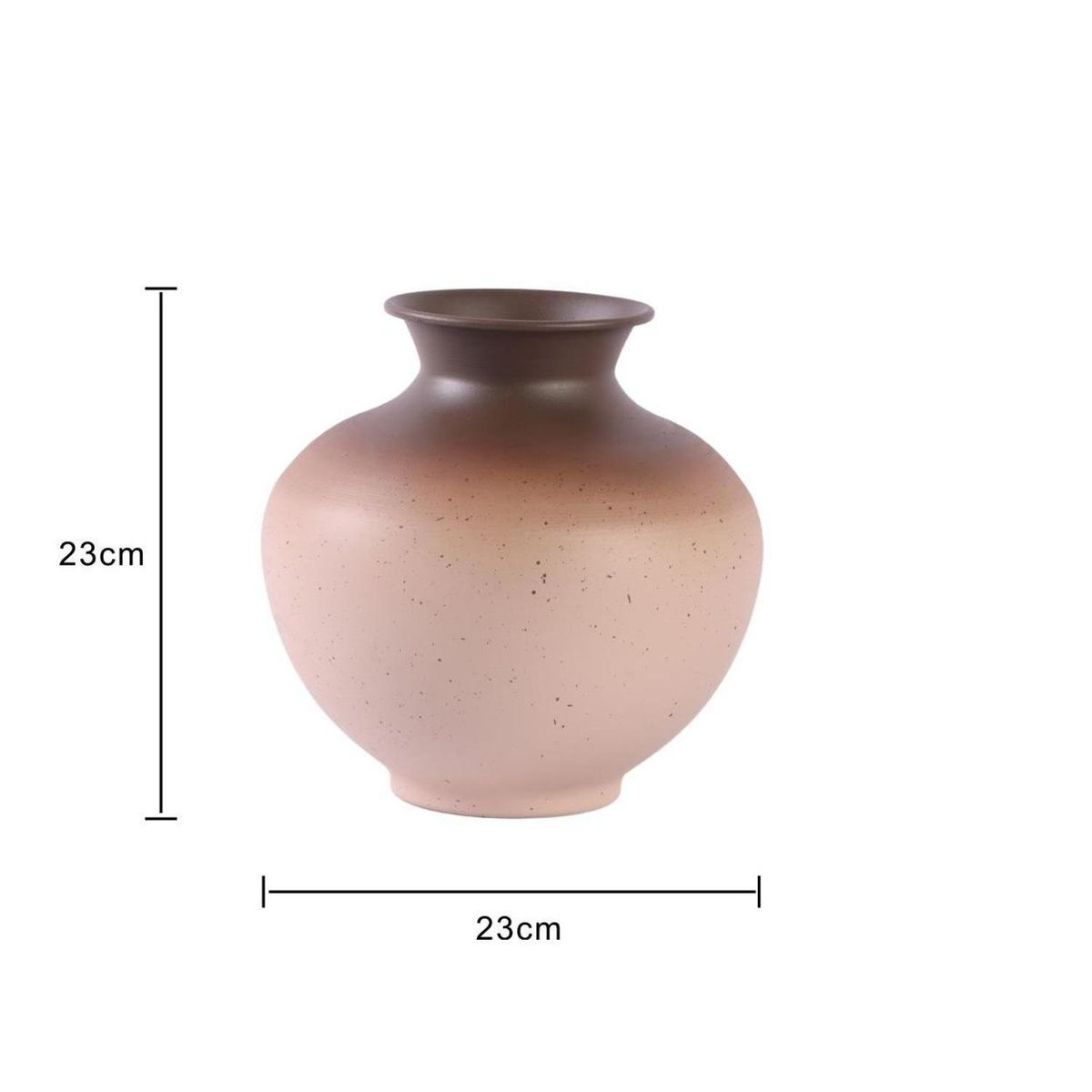Vaso de Metal 23cm Antique Just Home Collection, marca Just Home Collection - Foto 2