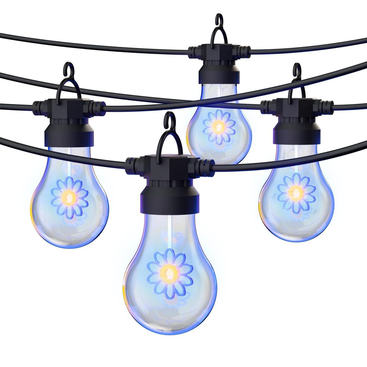 Cordão Solar de 8 Metros com Flores Just Home Collection, marca Just Home Collection - Foto Principal