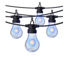 Cordão Solar de 8 Metros com Flores Just Home Collection