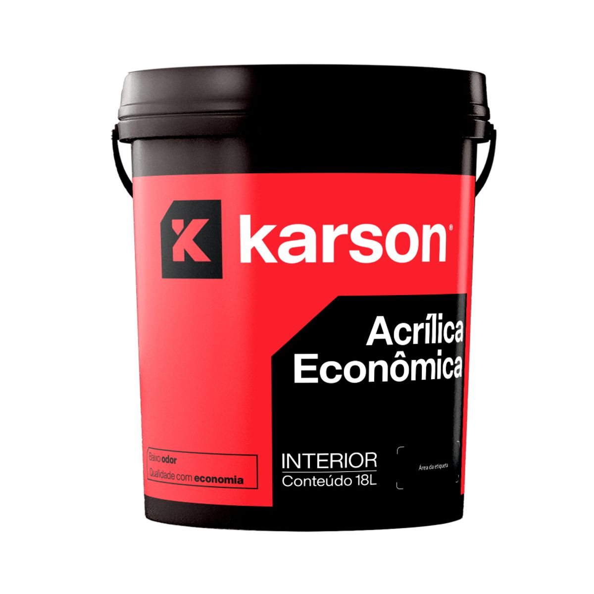 Tinta Acrílica Econômica Branco 18l Karson, marca Karson - Foto Principal