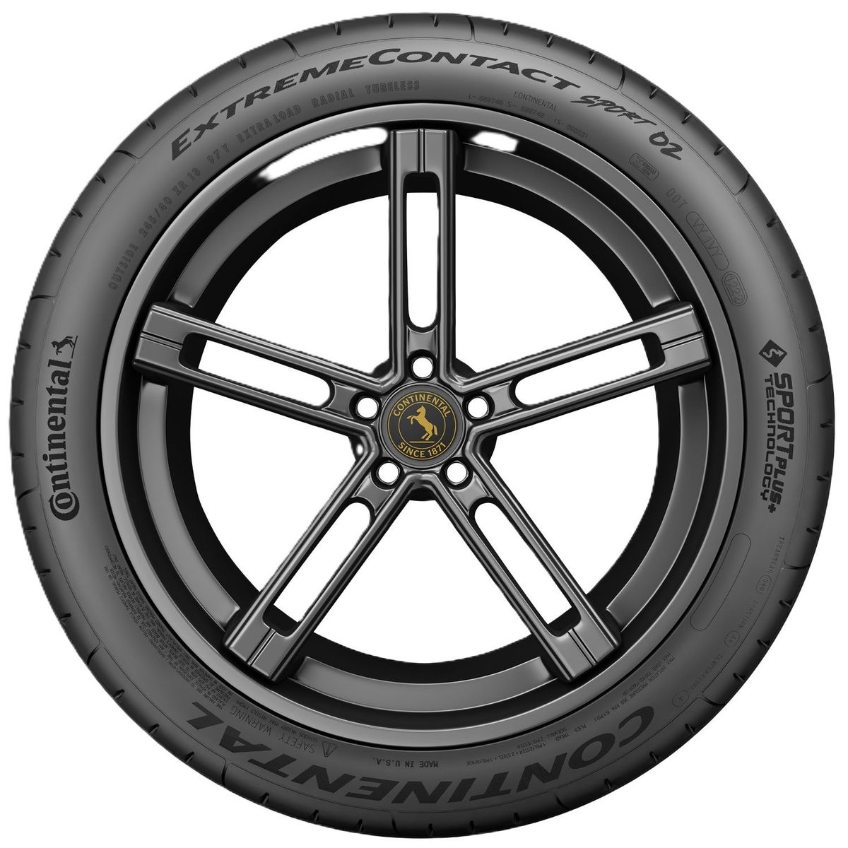 Pneu Aro 17 215/50zr17 95w Extremecontact, marca Continental - Foto Principal
