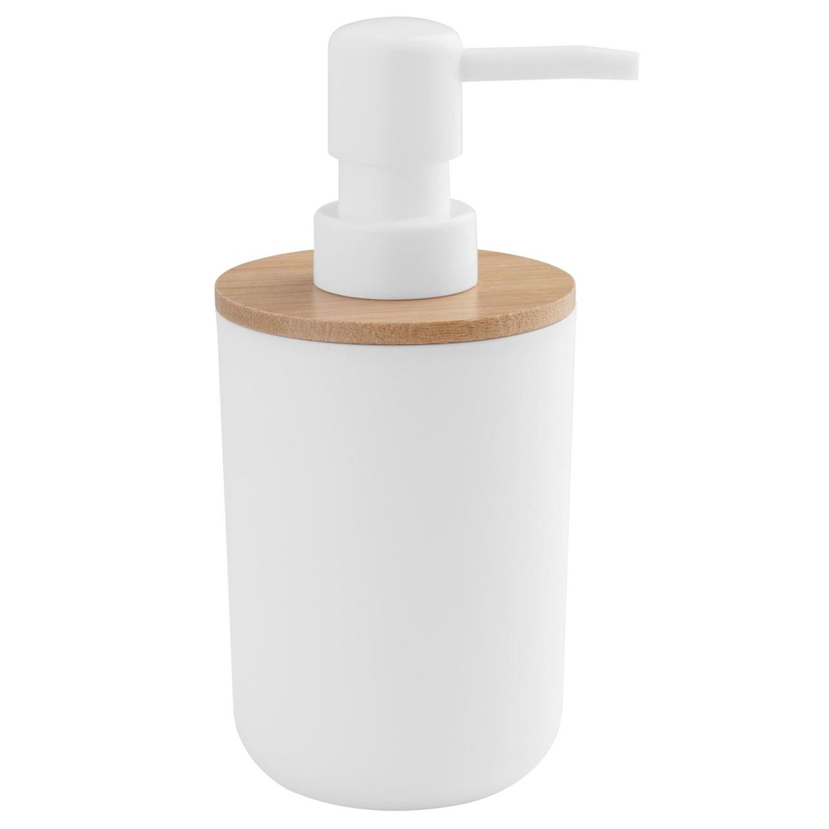 Conjunto Acessório de Banheiro com 4 Peças de Plástico Coleção Bambu Cor Branco Just Home Collection, marca Just Home Collection - Foto 2