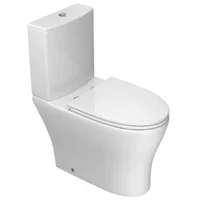 Kit Vaso Sanitário com Caixa Acoplada e Assento Branco 3 e 6 litros Nova Level Deca