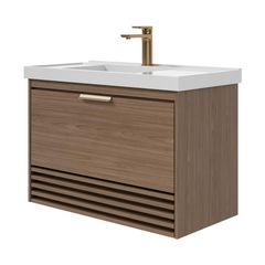 Gabinete para Banheiro Paraty 80cm Freijó Mgm