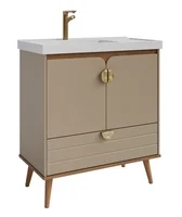 Armario Trancoso 80cm Cappuccino/freijo